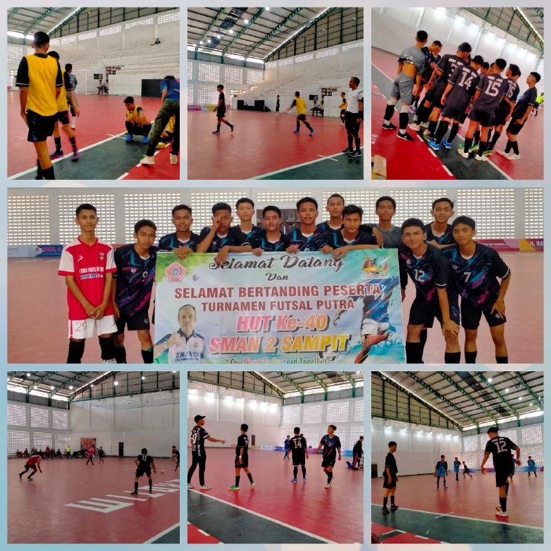 Keikutsertaan SMK Negeri 4 Sampit dalam Perlombaan Volly dan Futsal Menandai Perayaan HUT SMA 2 Sampit