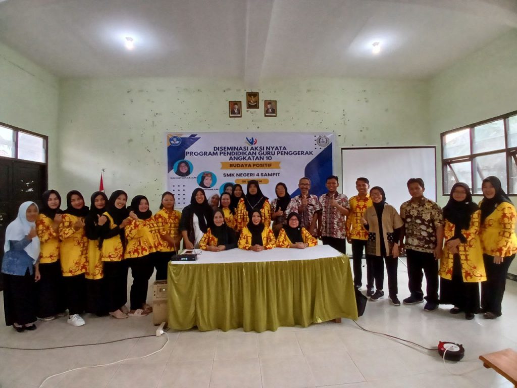 Diseminasi Budaya Positif oleh Calon Guru Penggerak di SMK Negeri 4 Sampit