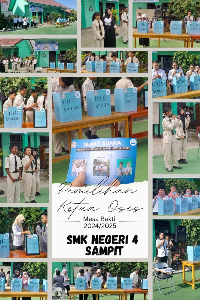 Pemilihan OSIS di SMK Negeri 4 Sampit Tahun 2024