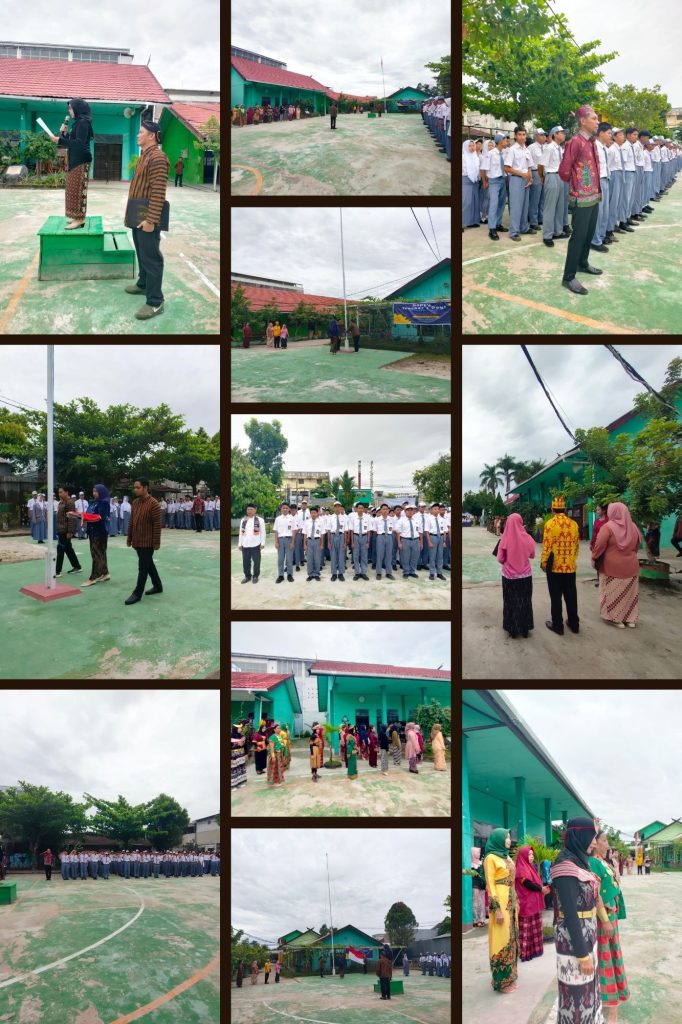 Upacara Bendera Memperingati Hari Guru Nasional ke-79 di SMK Negeri 4 Sampit